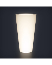 Кашпо с подсветкой RGB/W с дренажной системой Cone M 220V